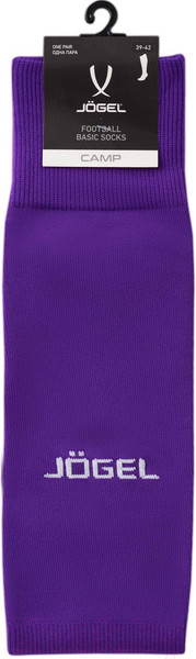 Изображение товара Гетры футбольные Jogel Camp Basic Socks / JC1GA0127.P3 (р-р 28-31, фиолетовый/серый/белый)