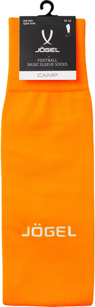 Изображение товара Гетры футбольные Jogel Camp Basic Sleeve Socks / JC1GA0224.D2 (р-р 28-31, оранжевый/белый)