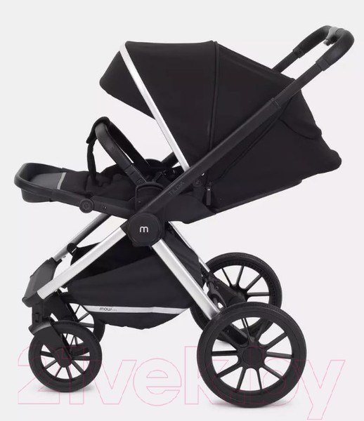 Изображение товара Детская универсальная коляска MOWbaby Tilda 3 в 1 / MB065 (черный)