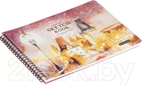 Изображение товара Скетчбук Greenwich Line Winter Town / SkBWw_37696 (20л)
