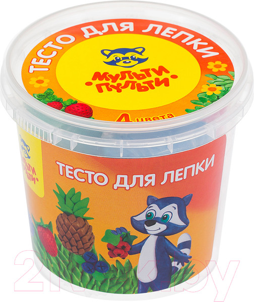 Изображение товара Набор для творчества Мульти-пульти Енот на каникулах / ТЛ_12206 (4цв)