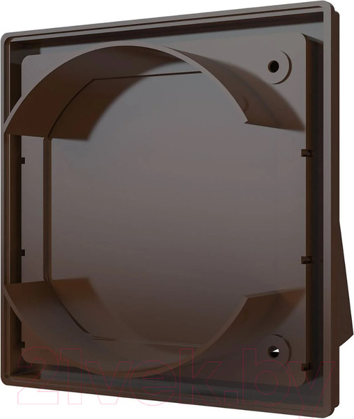Изображение товара Решетка вентиляционная ERA С обратным клапаном и фланцем 1515К12.5ФВ (коричневый)
