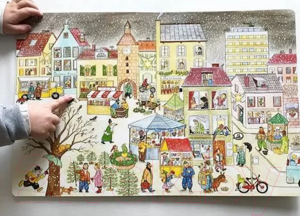 Изображение товара Развивающая книга Издательство Самокат Зимняя книга (Бернер Р.)