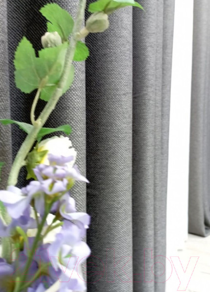 Изображение товара Комплект штор Модный текстиль 01L / 112MT391019 (250x180, 2шт, темно-серый)