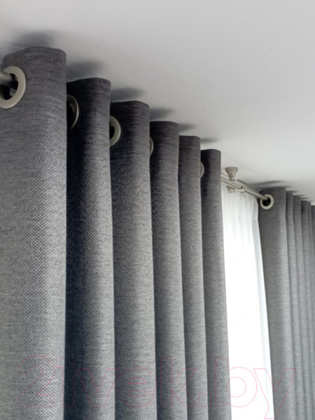 Изображение товара Штора Модный текстиль 01L1 / 112MT391019 (250x180, темно-серый)