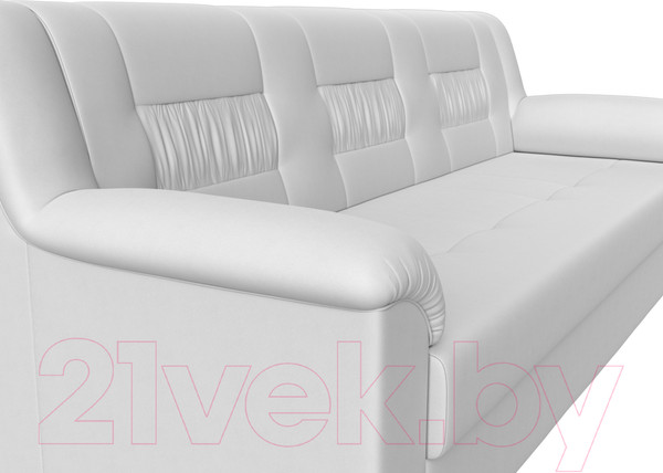 Изображение товара Диван Лига Диванов Карелия 342 (экокожа белый)