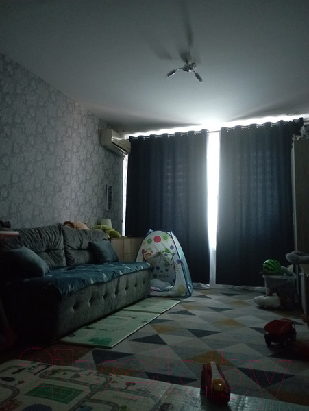 Изображение товара Штора Модный текстиль 01L1 / 112MT391019 (260x180, темно-серый)