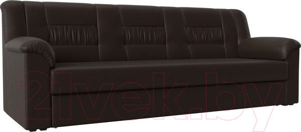 Изображение товара Диван Лига Диванов Карелия 342 (экокожа коричневый)