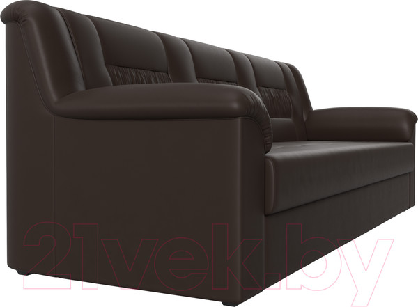 Изображение товара Диван Лига Диванов Карелия 342 (экокожа коричневый)