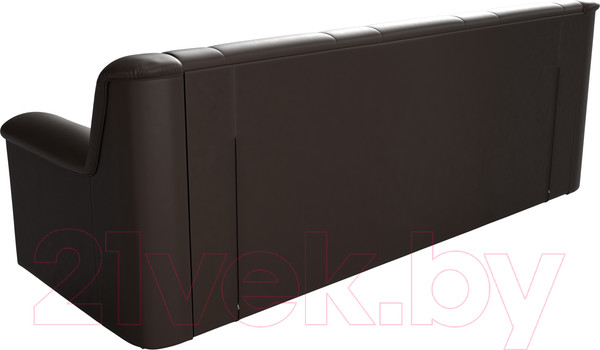 Изображение товара Диван Лига Диванов Карелия 342 (экокожа коричневый)