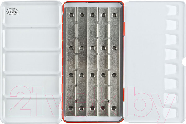 Изображение товара Пенал для акварели ГАММА 35 кювет / 20102109 (красный)