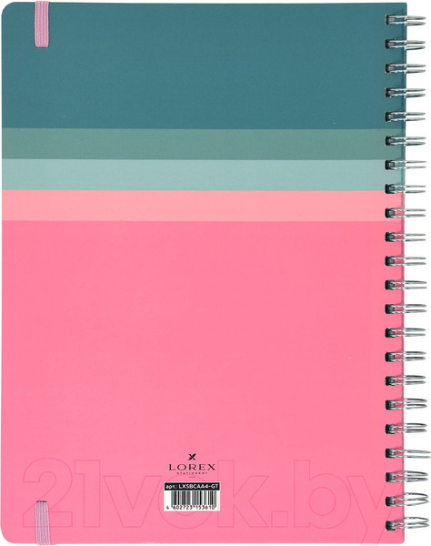 Изображение товара Скетчбук Lorex Curly Aquarelle Gradient Touch / LXSBCAA4-GT (30л)