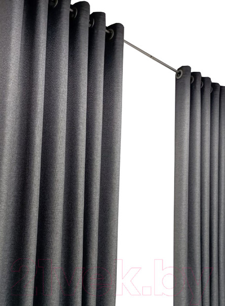 Изображение товара Комплект штор Модный текстиль 03L / 112MT391019 (250x210, 2шт, темно-серый)