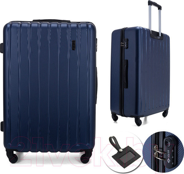 Изображение товара Чемодан на колесах Solier STL902 (XL, синий)