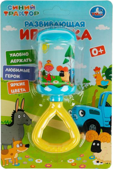 Изображение товара Погремушка Умка Синий трактор Конфета / 2010M110-STR