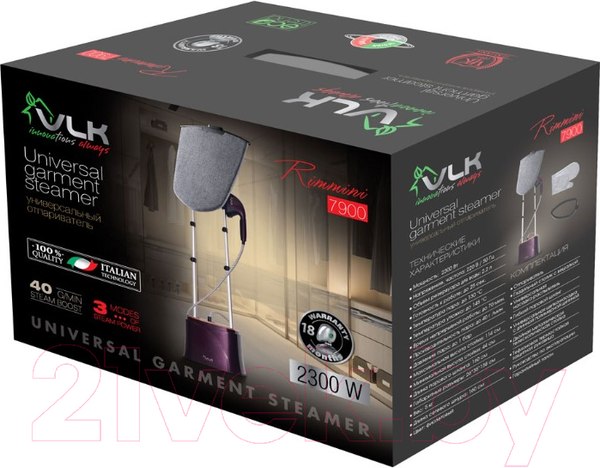 Изображение товара Отпариватель VLK Rimmini 7900 (фиолетовый)