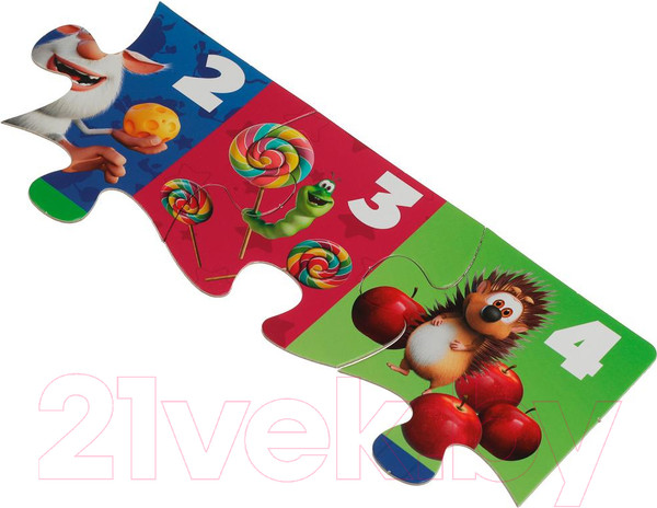 Изображение товара Развивающая игра Умные игры Веселый счет. Буба. Напольный пазл IQ max / 4680107940742