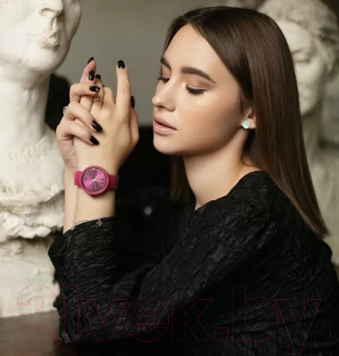 Изображение товара Ремешок для часов O bag O clock Great OCLKS107SIS01422M (яркий винно-красный)