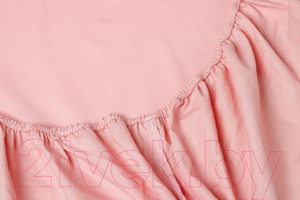 Изображение товара Простыня AlViTek Поплин однотонный на резинке 200x200x25 / ПР-ПО-Р-200-РОЗ (розовый)