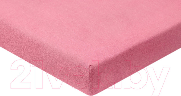 Изображение товара Простыня AlViTek Махровая на резинке 90x200x20 / ПМР-СР-090 (сухая роза)