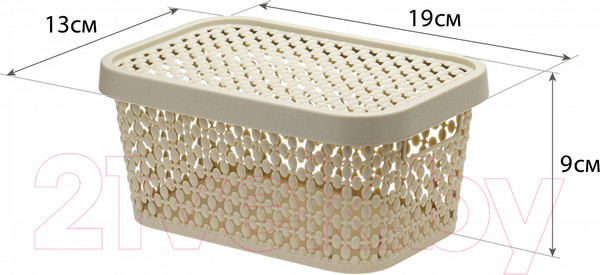 Изображение товара Корзина Idea Пирула / М2347 (белый)