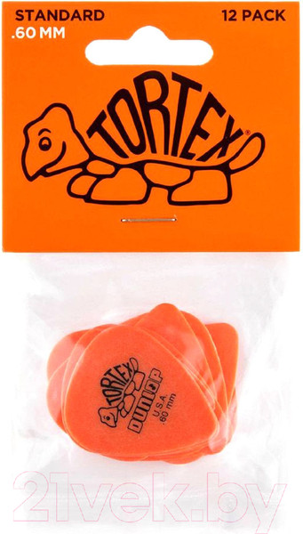 Изображение товара Набор медиаторов Dunlop Manufacturing Manufacturing 418P.60 Tortex Standard .60