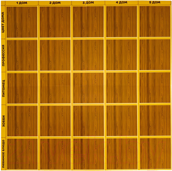 Изображение товара Настольная игра Bondibon Пять домов / ВВ4707