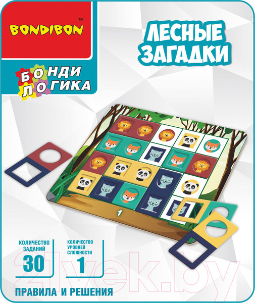 Изображение товара Настольная игра Bondibon Лесные загадки / ВВ5636