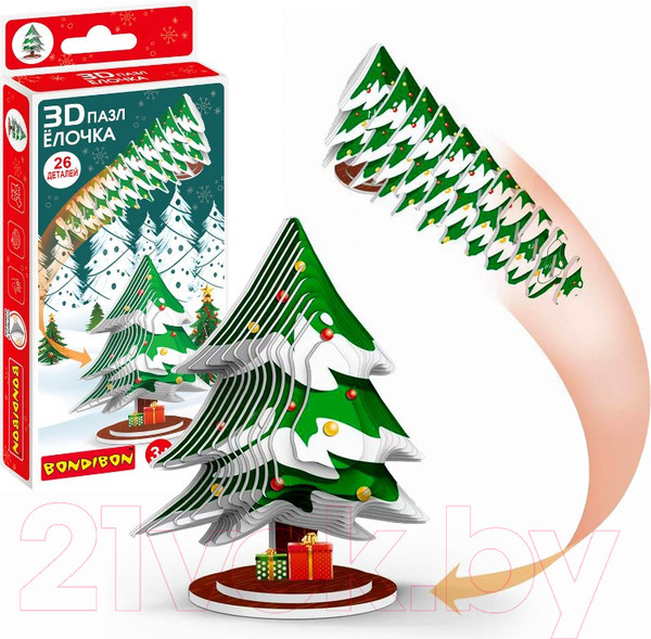 Изображение товара Конструктор Bondibon Елочка / ВВ5641