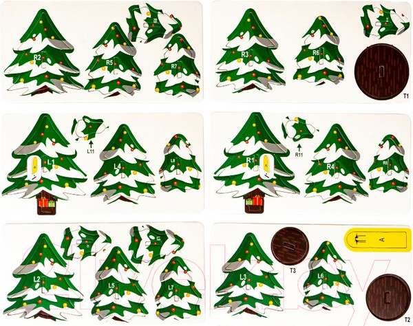 Изображение товара Конструктор Bondibon Елочка / ВВ5641