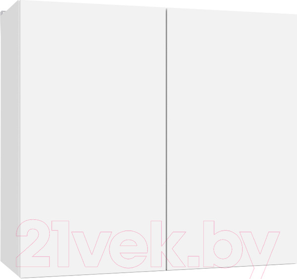 Изображение товара Шкаф навесной для кухни Интермебель Микс Топ ШН 720-7-800 80см (белый премиум)