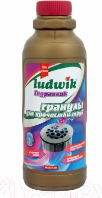 Изображение товара Средство для устранения засоров Ludwik Гранулы для прочистки труб (1кг)