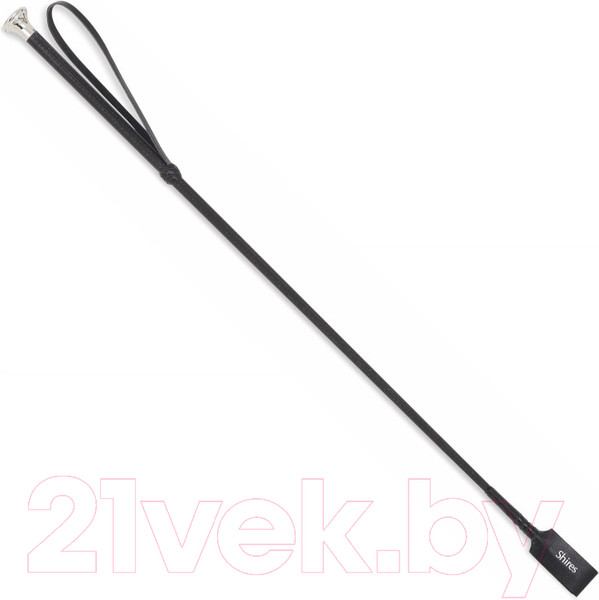 Изображение товара Хлыст для конного спорта Shires Кожаный 60см / 7502/BLACK/24 (черный)