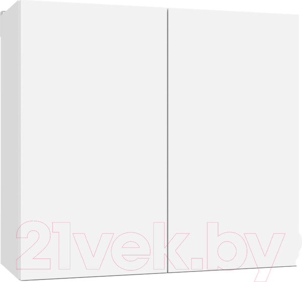 Изображение товара Шкаф навесной для кухни Интермебель Микс Топ ШНС 720-8-800 80см (белый премиум)