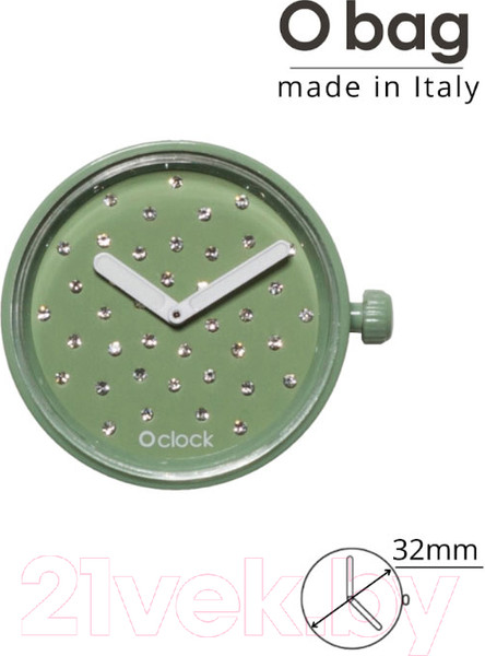 Изображение товара Часовой механизм O bag O clock Great OCLKD001MES09080 (светлый серо-зеленый)