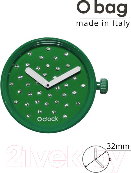 Изображение товара Часовой механизм O bag O clock Great OCLKD001MES09081 (изумрудный)