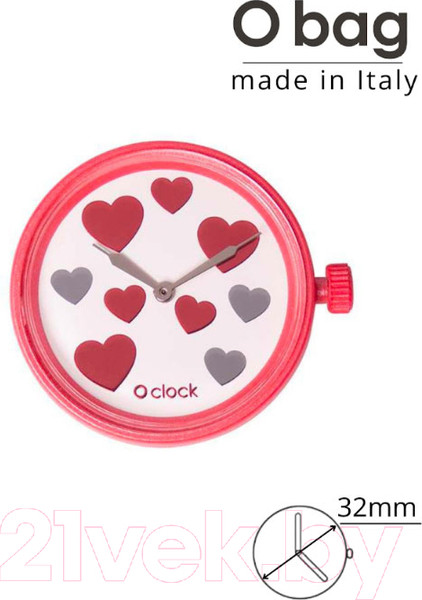 Изображение товара Часовой механизм O bag O clock Great OCLKD001MESI1076  (красный)