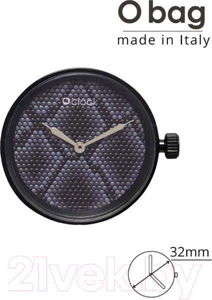 Изображение товара Часовой механизм O bag O clock Great OCLKD001MESL3055 (черный)