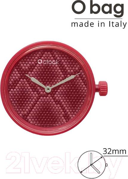 Изображение товара Часовой механизм O bag O clock Great OCLKD001MESL3422 (яркий винно-красный)