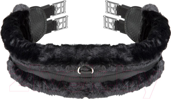 Изображение товара Подпруга для лошади Arma SupaFleece Contour с резинками 463/BLACK/44 (черный)