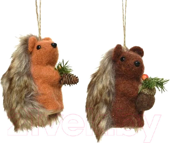 Изображение товара Елочная игрушка Decoris Ежик / 520707