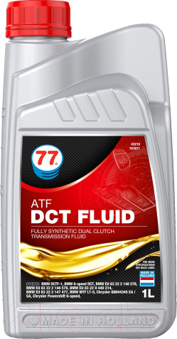 Изображение товара Трансмиссионное масло 77 Lubricants ATF DCT Fluid / 707871 (1л)
