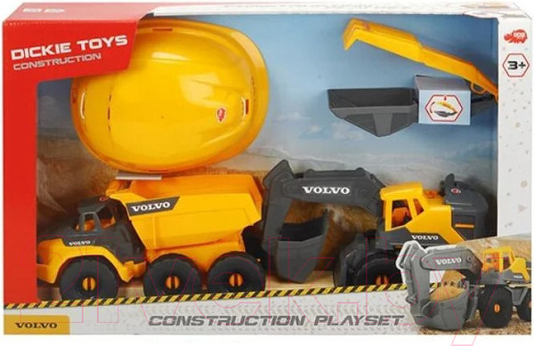 Изображение товара Набор игрушечной техники Dickie Construction Volvo / 3729013
