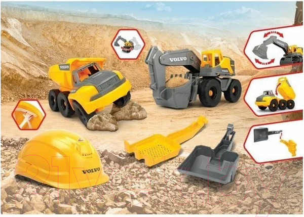 Изображение товара Набор игрушечной техники Dickie Construction Volvo / 3729013