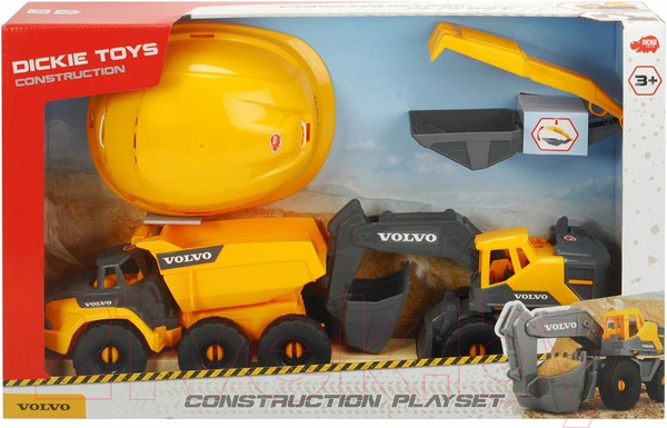Изображение товара Набор игрушечной техники Dickie Construction Volvo / 3729013