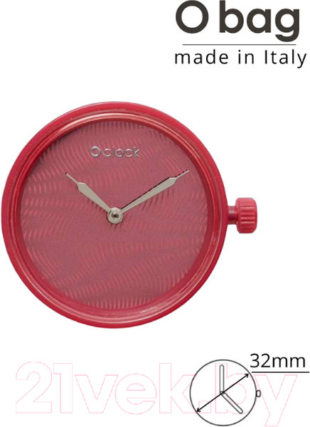 Изображение товара Часовой механизм O bag O clock Great OCLKD001MESL6422 (яркий винно-красный)