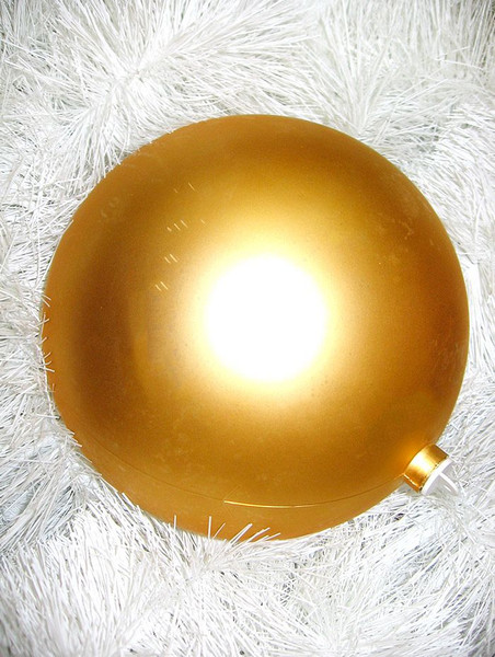 Изображение товара Шар новогодний GreenTerra 60мм Матовый (золото)