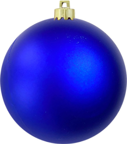Изображение товара Шар новогодний GreenTerra 60мм Матовый (синий)