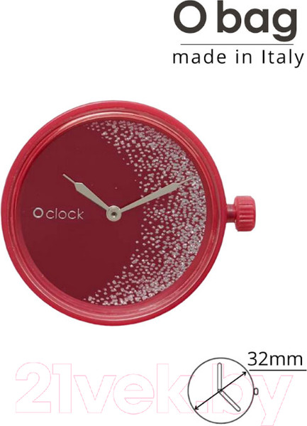 Изображение товара Часовой механизм O bag O clock Great OCLKD001MESL7422 (яркий винно-красный)