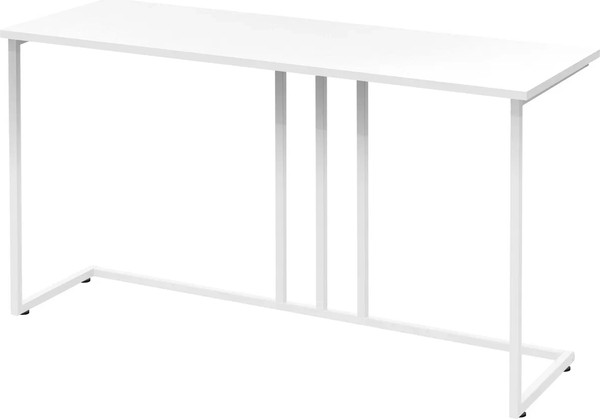 Изображение товара Консольный столик Millwood Лиссабон 1 Лофт Л 120x40x70.2 (белый/металл белый)